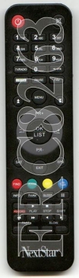 Дистанционно управление CONEL 8263 NEXTSTAR 16900FTA Caliber CR19900HD